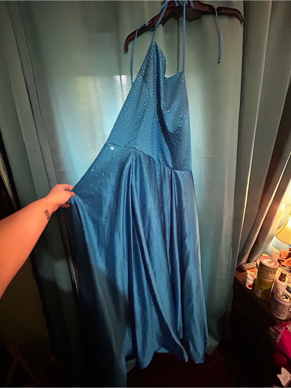 Jules & Cleo blue prom dress
